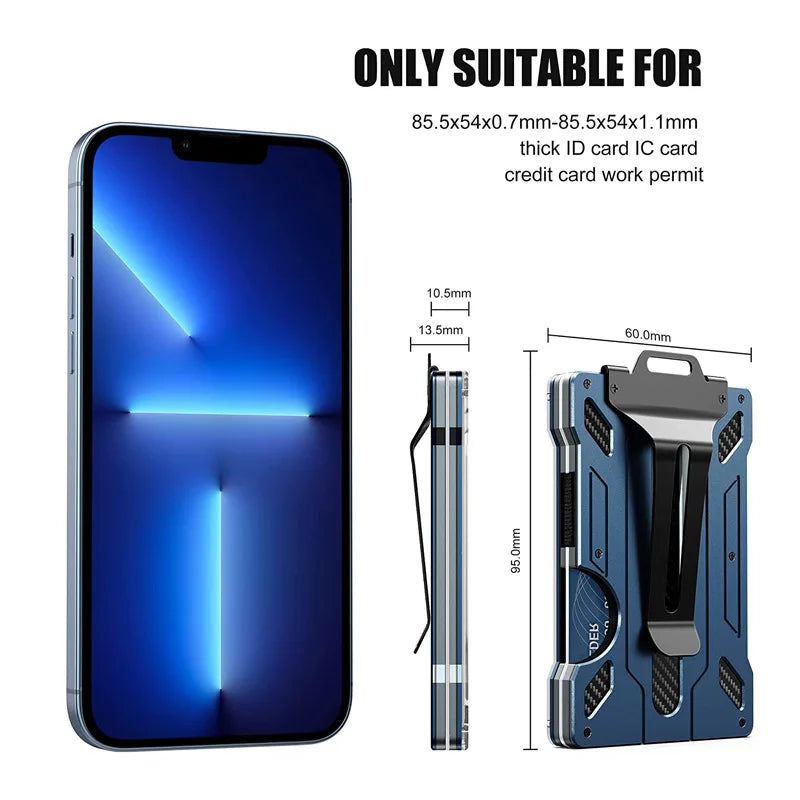 RFID Smart Metal Wallet