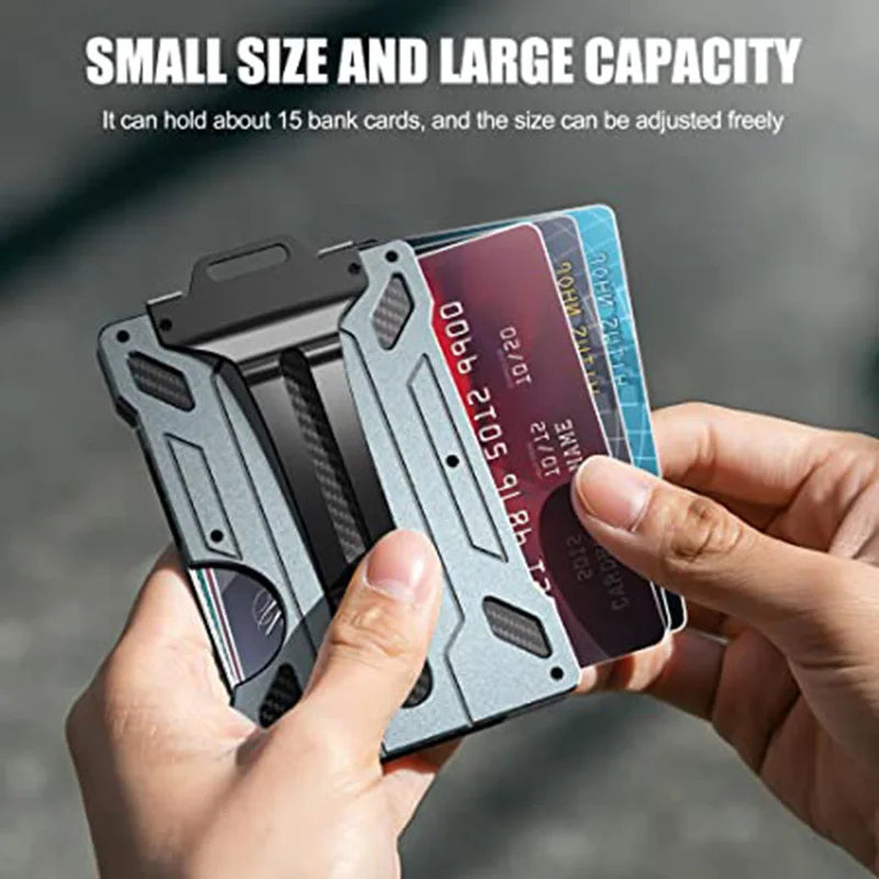RFID Smart Metal Wallet
